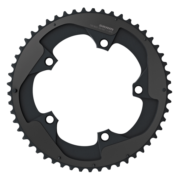 SRAM Chainring Red 22 130 BCD 2Pin (53-39) 2x11SP 130x53T black