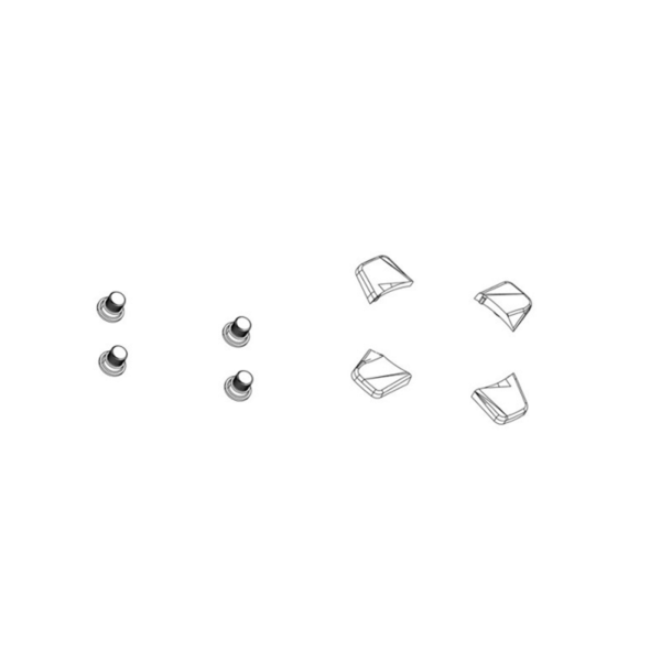SRAM Chainring Bolt 4X2 M8X4.75X8.75 Steel 94/107 BCD one size black