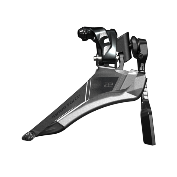 SRAM Front Derailleur Force 22 Braze-on w/Chainspotter silver