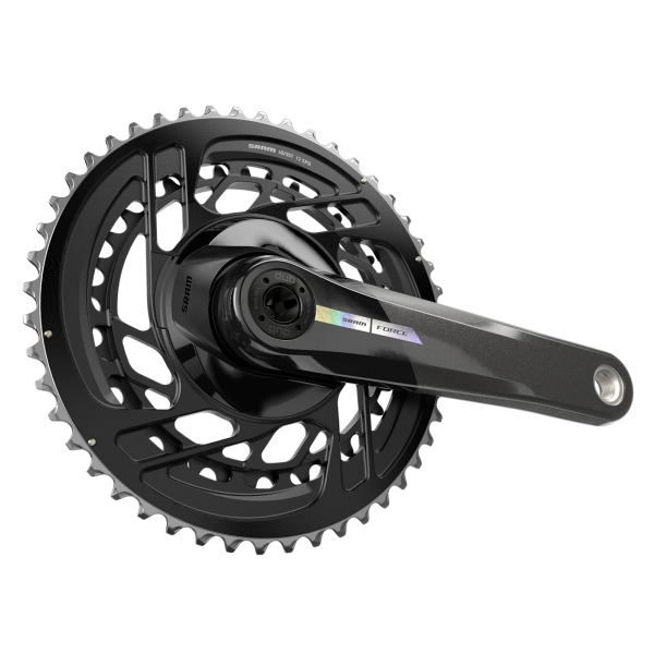 SRAM MY23 Crankset Force AXS 2x DUB 172.5mm/46/33t black/iridescent Produktbild 1