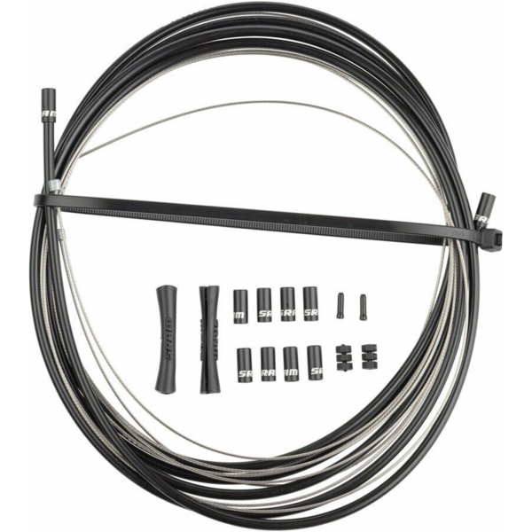 SRAM Shift Cable and Housing Kit stainless steel 4mm black Produktbild 1