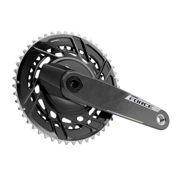 Quarq MY26 Power Meter Crankset Spider Force AXS 2x DUB 172.5mm/50/37t black/iridescent Produktbild 1