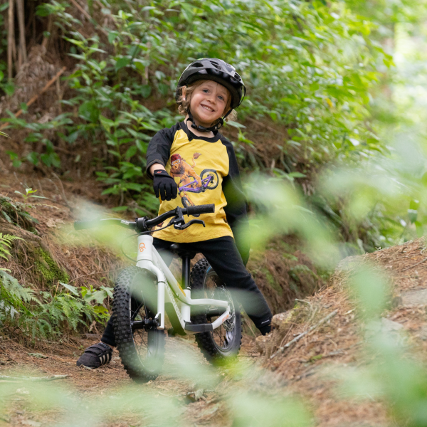 Kids Ride Shotgun Lion Windproof Kids MTB Jersey 2 Y yellow Jungen Produktbild 2