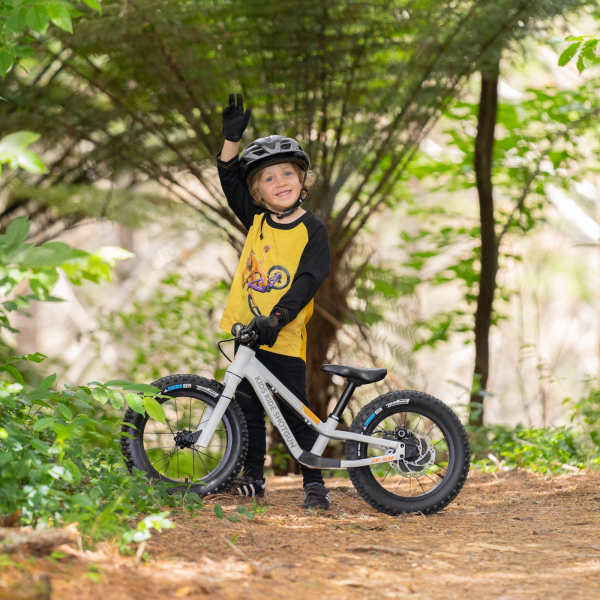 Kids Ride Shotgun Lion Windproof Kids MTB Jersey 4 Y yellow Jungen Produktbild 1