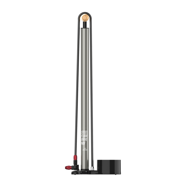 Lezyne Steel HV Floor Drive 3.5 ABS1 Pro one size flat grey Produktbild 1