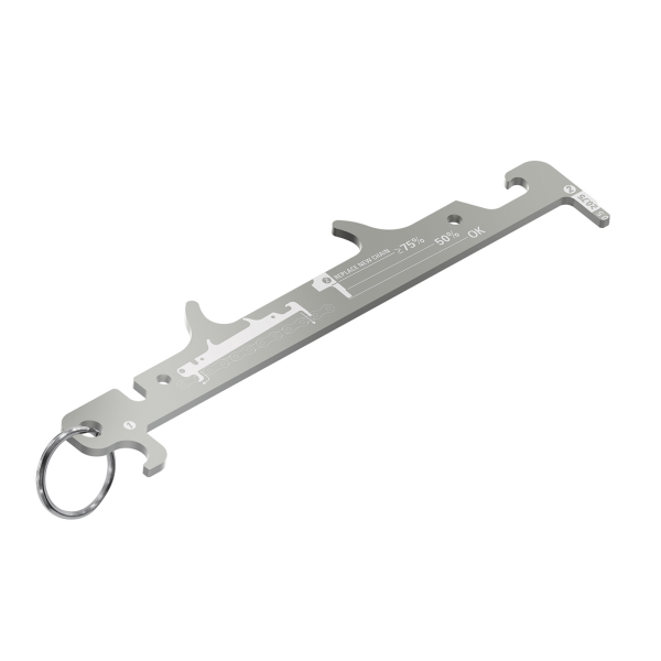 Lezyne Chain Gauge 5 - 12 SPD one size silver Produktbild 1