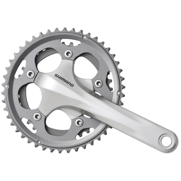 SHIMANO Kurbelgarnitur FC-CX50 10-fach 170 mm 46-36 Z&auml;hne Silber