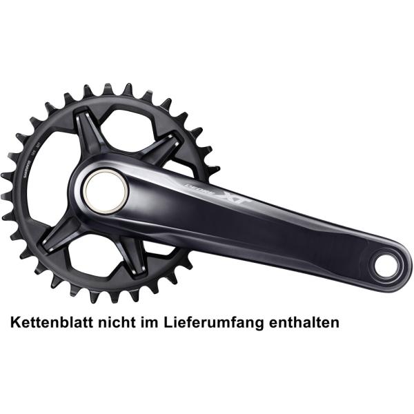 SHIMANO Kurbelgarnitur DEORE XT FC-M8120-1 12-fach 180 mm ohne Kettenblatt