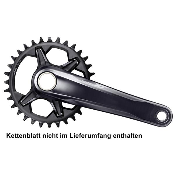SHIMANO Kurbelgarnitur DEORE XT FC-M8130-1 12-fach 180 mm ohne Kettenblatt