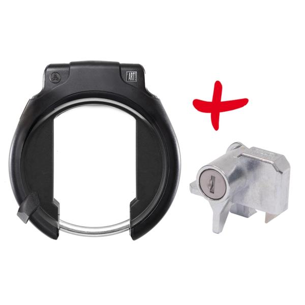 TRELOCK Rahmenschloss RS 453 AZ Standard + Shimano Racktype (Gep&auml;cktr&auml;ger)