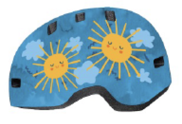 Bell Lil Ripper Helmet S gloss blue sunshine Unisex