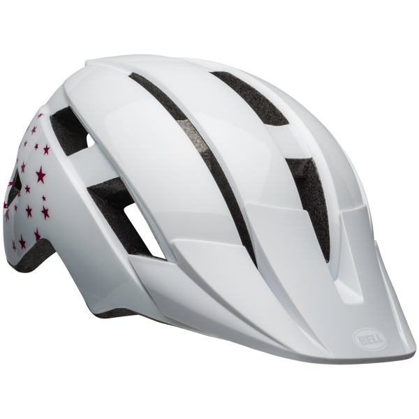 Bell Sidetrack II YC MIPS Helmet UC 47-54 gloss white stars Unisex Produktbild 3