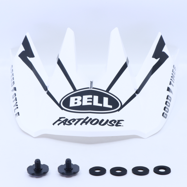 Bell Full 10 Visor one size m/g white/black fasthouse