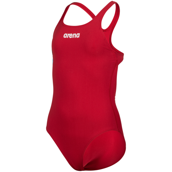 Arena G Team Swimsuit Swim Pro Solid 128 red/white M&auml;dchen Produktbild 1
