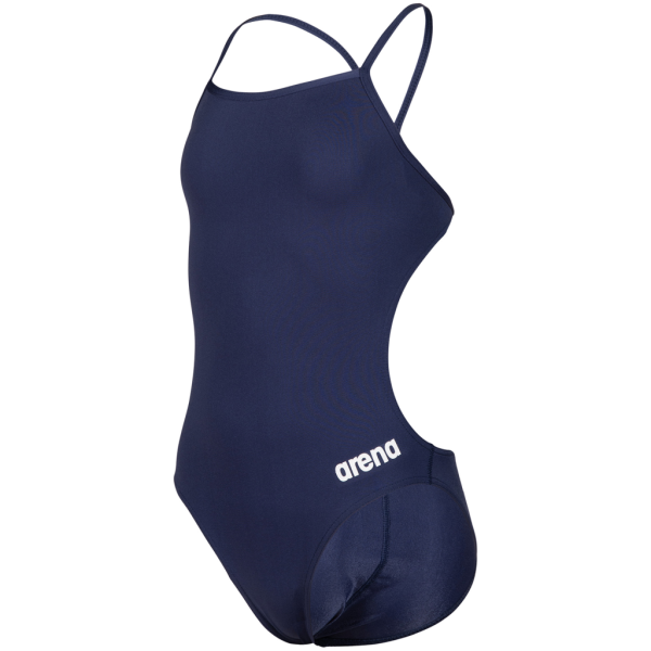Arena G Team Swimsuit Challenge Solid 116 navy/white M&auml;dchen Produktbild 1