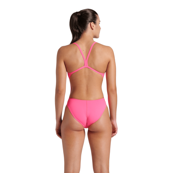Arena W Team Swimsuit Challenge Solid D 34 shocking pink/blue river Damen Produktbild 1