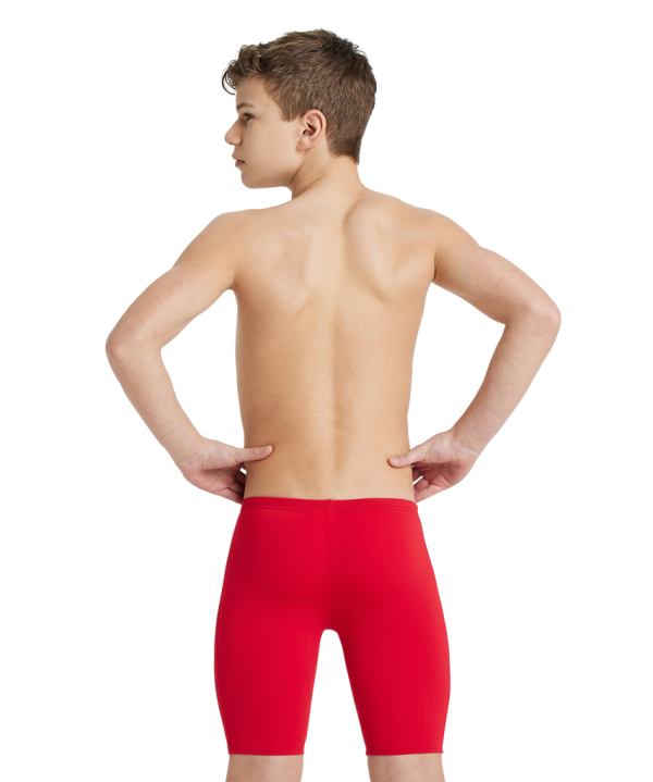 Arena B Team Swim Jammer Solid 128 red/white Jungen Produktbild 3