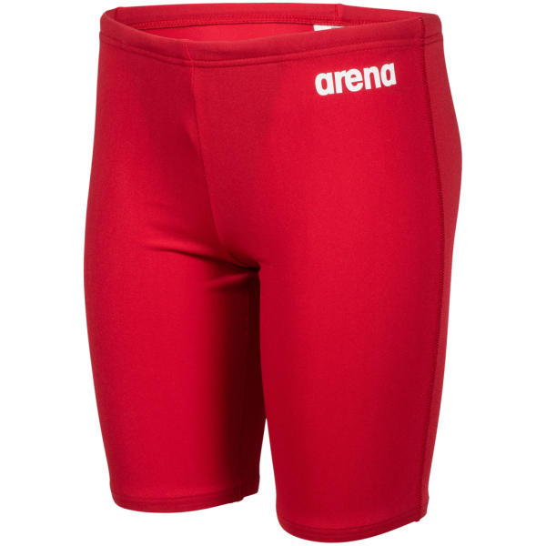 Arena B Team Swim Jammer Solid 140 red/white Jungen Produktbild 1