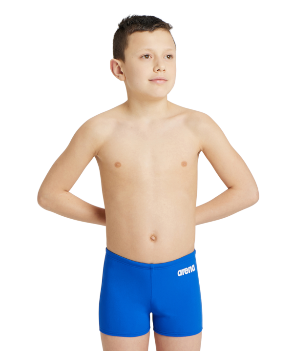 Arena B Team Swim Short Solid 164 royal/white Jungen