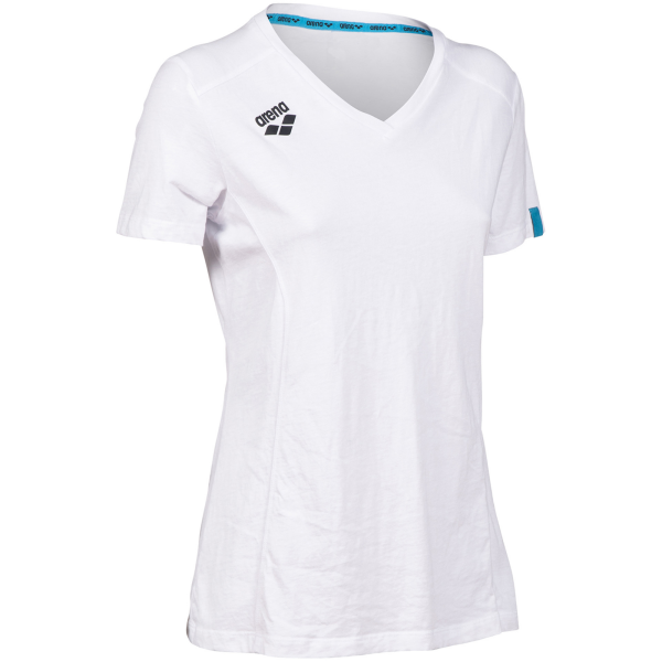 Arena W Team T-Shirt Panel XS white Damen