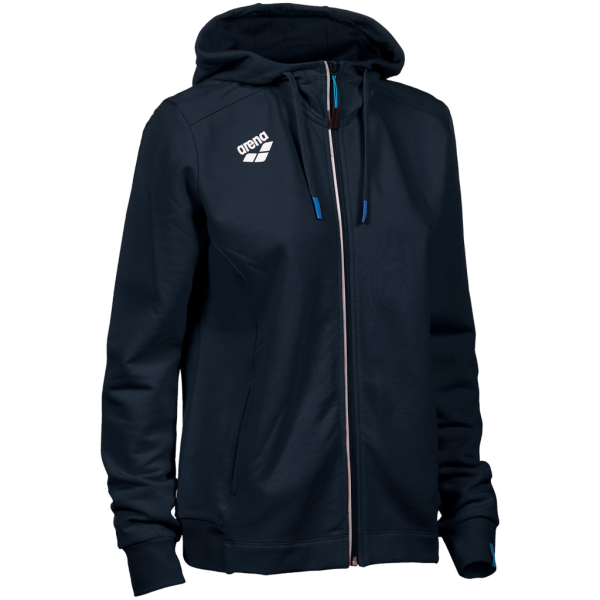 Arena W Team Hooded Jacket Panel XS navy Damen Produktbild 1