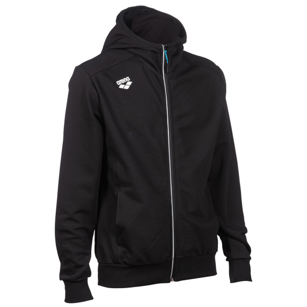 Arena Team Hooded Jacket Panel S black Unisex