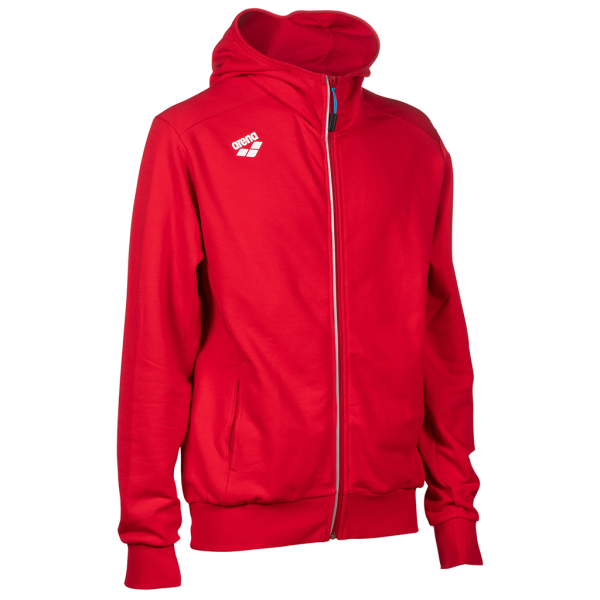 Arena Team Hooded Jacket Panel L red Unisex