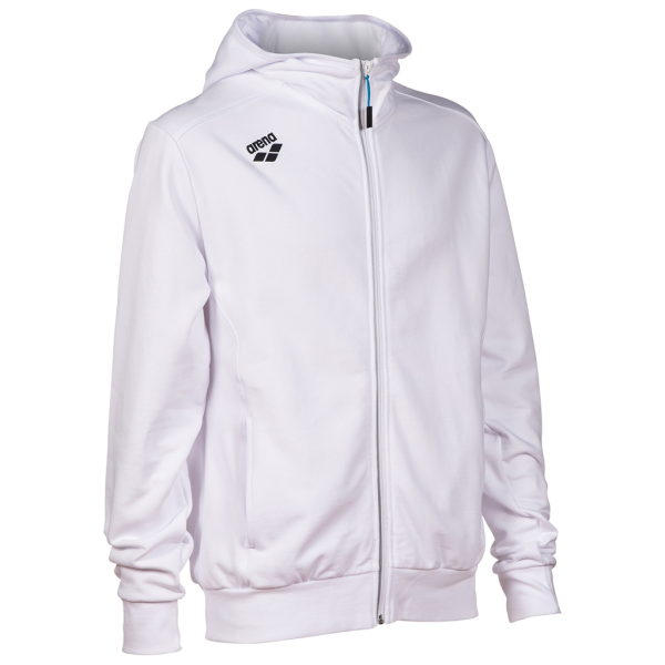 Arena Team Hooded Jacket Panel XS white Unisex