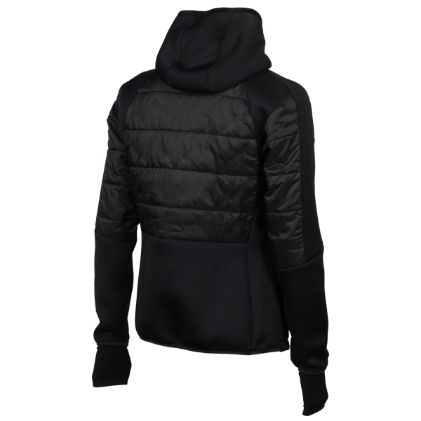 Arena Team Hooded F/Z Half-Quilted Jacket L black Unisex Produktbild 1