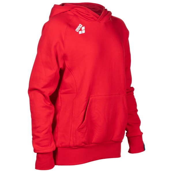 Arena Jr Team Hooded Sweat Panel 128 red Unisex
