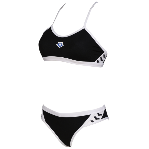Arena W Arena Icons Bikini Cross Back Solid D 34 black/white Damen Produktbild 1