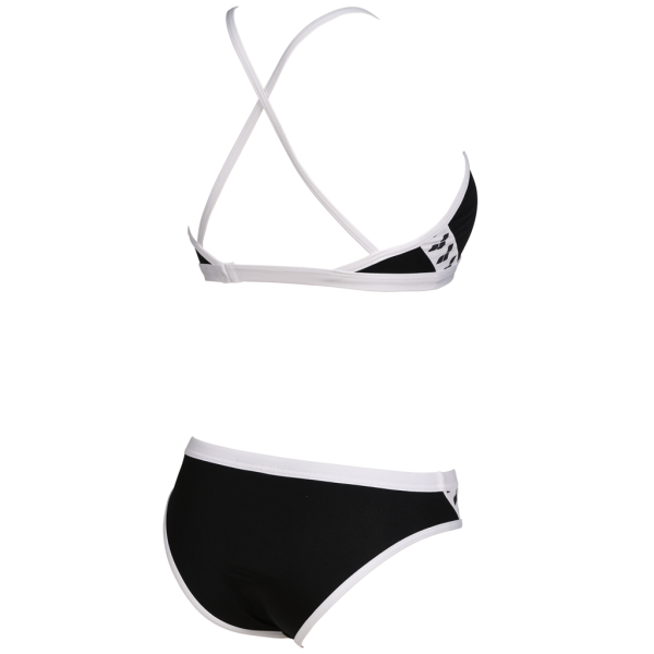 Arena W Arena Icons Bikini Cross Back Solid D 34 black/white Damen Produktbild 2