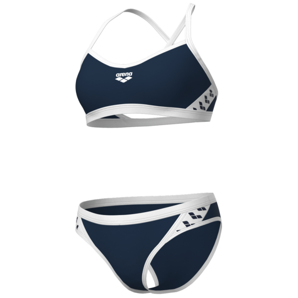 Arena W Arena Icons Bikini Cross Back Solid D 38 navy/white Damen Produktbild 1