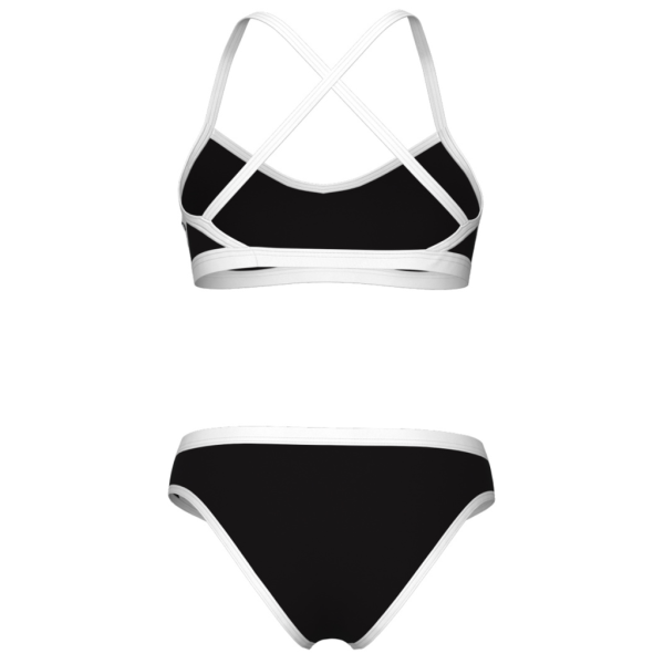 Arena W Arena Icons Bikini Cross Back Solid D 40 black/white Damen Produktbild 2