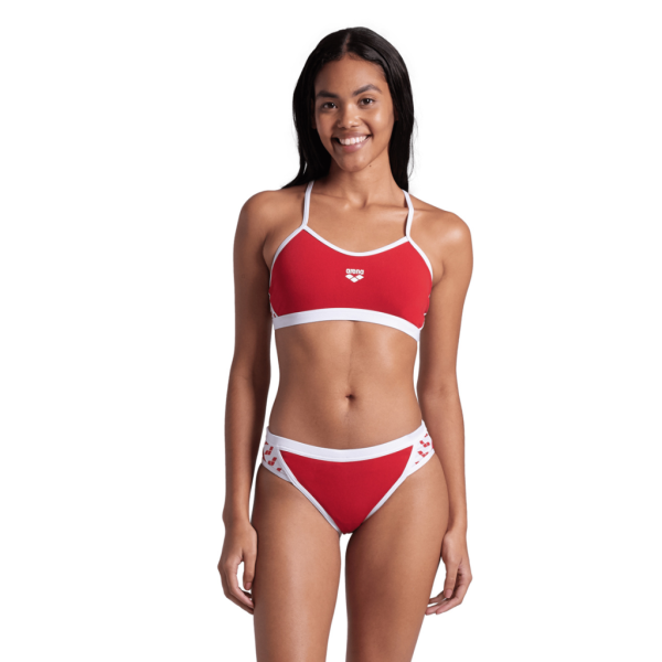 Arena W Arena Icons Bikini Cross Back Solid D 40 red/white Damen
