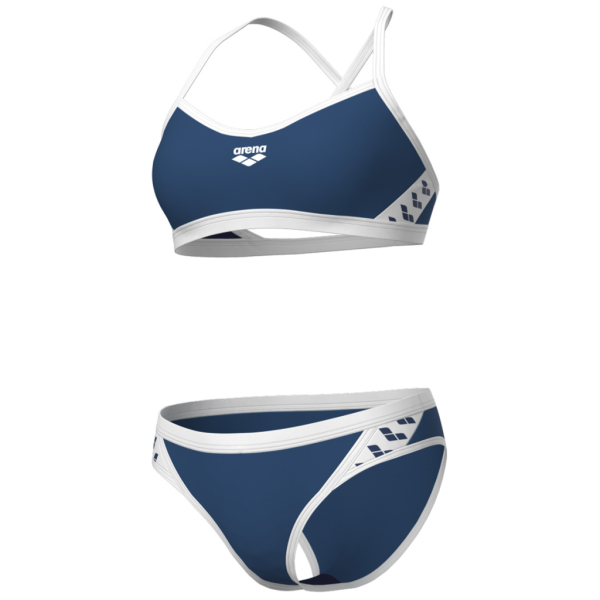 Arena W Arena Icons Bikini Cross Back Solid D 42 royal/white Damen Produktbild 1