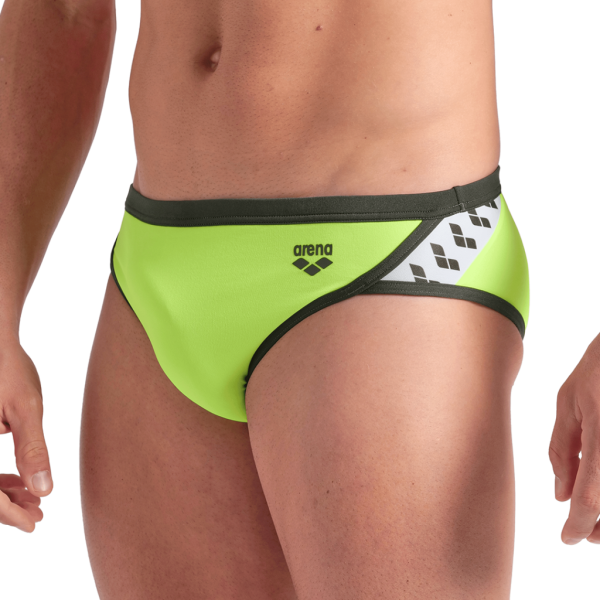 Arena M Arena Icons Swim Briefs Solid D 6 artic lime/dark sage Herren Produktbild 1