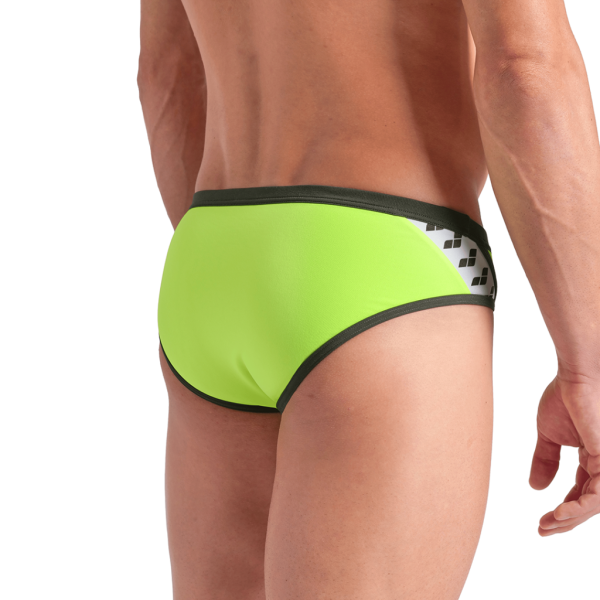Arena M Arena Icons Swim Briefs Solid D 7 artic lime/dark sage Herren Produktbild 2