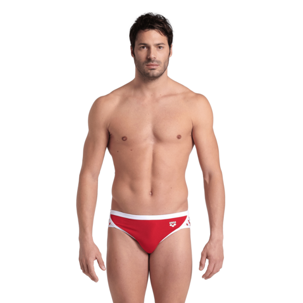 Arena M Arena Icons Swim Briefs Solid D 8 red/white Herren