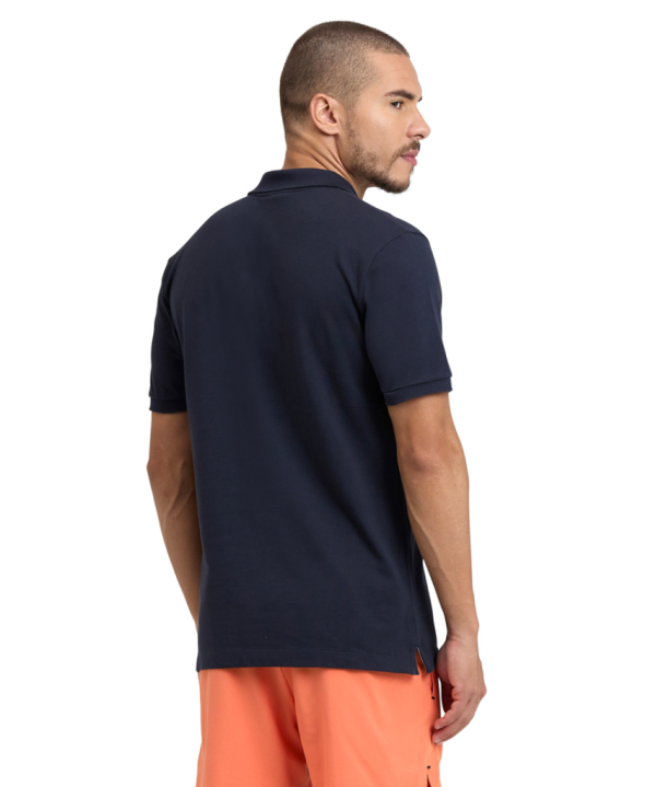 Arena M Poloshirt Solid Cotton Piquet XXL navy/aqua Herren Produktbild 1