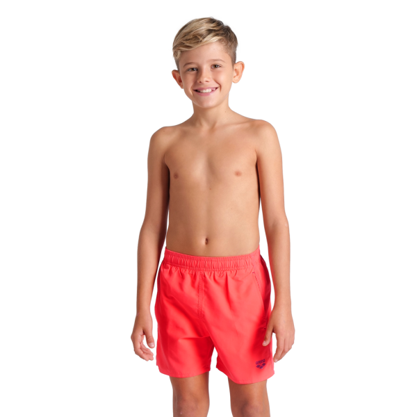 Arena B Beach Boxer Solid R 152 calypso coral/dark purple Jungen