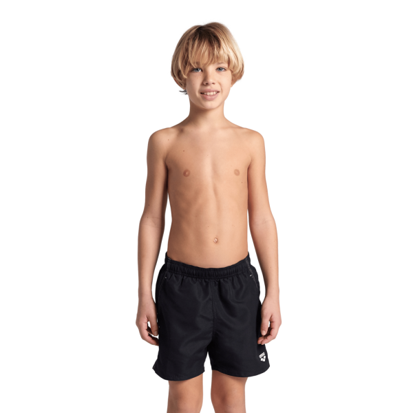 Arena B Beach Boxer Solid R 152 black/white Jungen