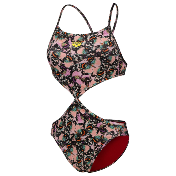 Arena W Rule Breaker Swimsuit Twist'N'Mix R XL red onion/multi Damen Produktbild 1