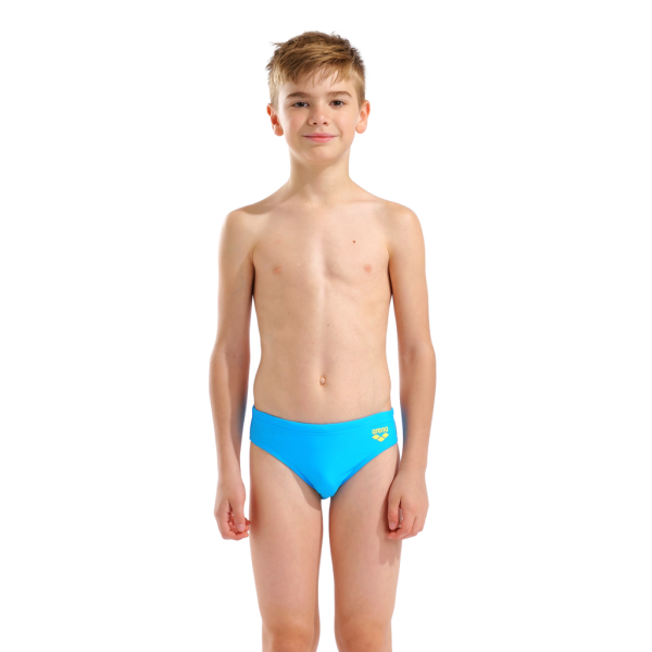 Arena B Dynamo Jr Brief R 152 turquoise/yellow star Jungen