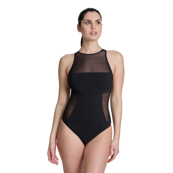 Arena W Arena Water Touch Swimsuit Swim Pro Back D 36 black Damen