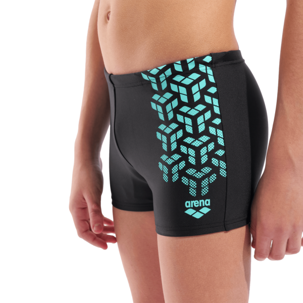 Arena B Arena Kikko V Swim Short Graphic 152 black/water Jungen Produktbild 1