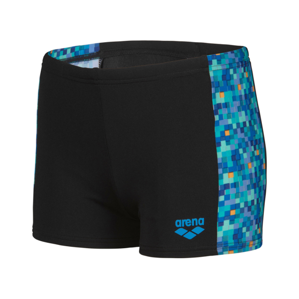Arena B Arena Pooltiles Swim Short 164 black/blue multi Jungen