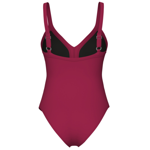 Arena W Arena Swimsuit Lara Soft Curve Back C Cup D 46 red onion Damen Produktbild 1