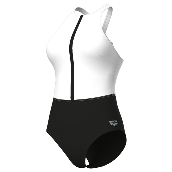 Arena W Arena Swimsuit Silvia Cross Back C Cup D 42 black/white/black Damen