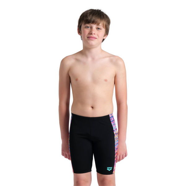 Arena B Arena Ondulation Swim Jammer 140 black/multi violet Jungen